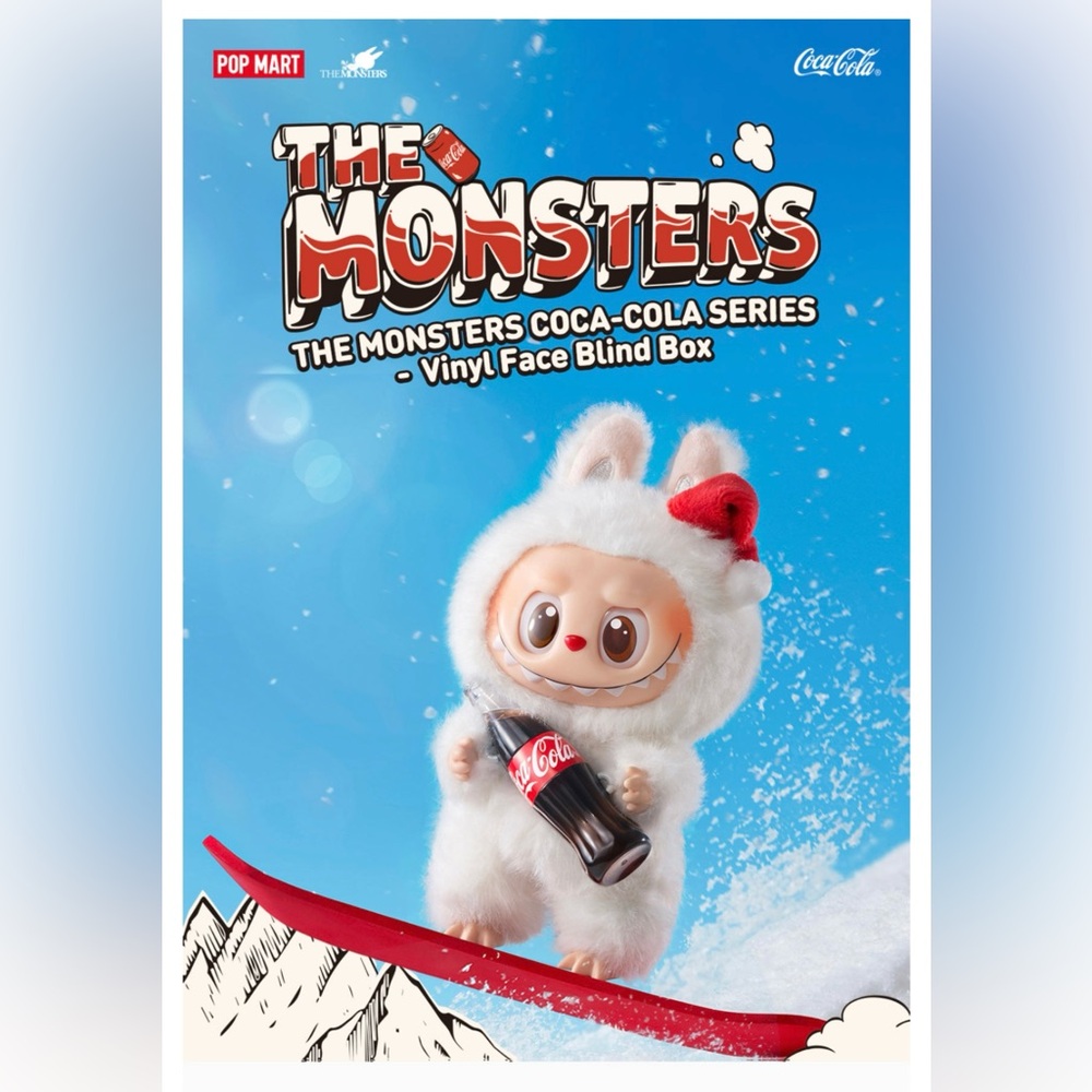 LABUBU COCA-COLA SERIES Vinyl Face Blind Box 1 Single Box The Monsters - Picture 15 of 15